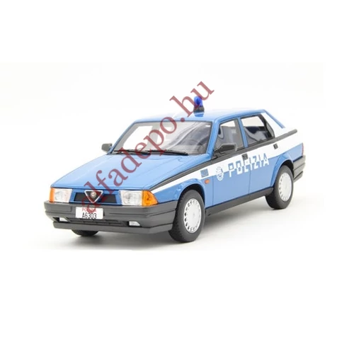 ALFA ROMEO 75 1.8 IE 1988 POLIZIA Rendőrautó 1:18 Laudoracing dobozos új Modellautó