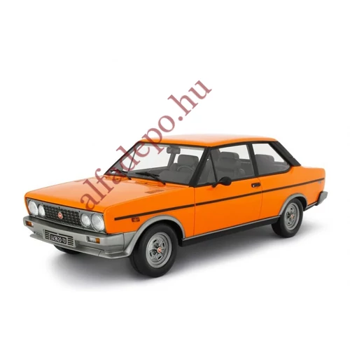 Fiat 131 Racing 2000 TC 1978 1:18 Narancs-ezüst új Dobozos Laudo Racing Modellautó