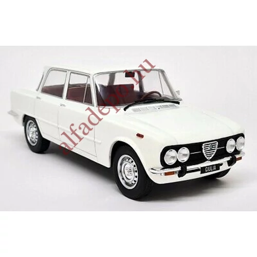 Alfa Romeo NUOVA GIULIA SUPER 1974 1:18 fém új modellautó MCG fehér