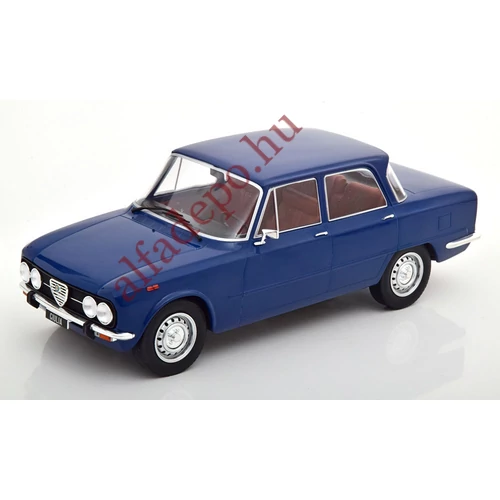 Alfa Romeo NUOVA GIULIA 1600 SUPER 1974 1:18 fém új modellautó MCG kék