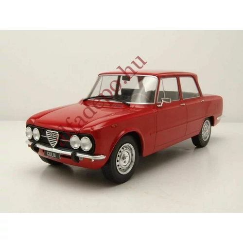 Alfa Romeo NUOVA GIULIA SUPER 1974 1:18 fém új modellautó MCG piros