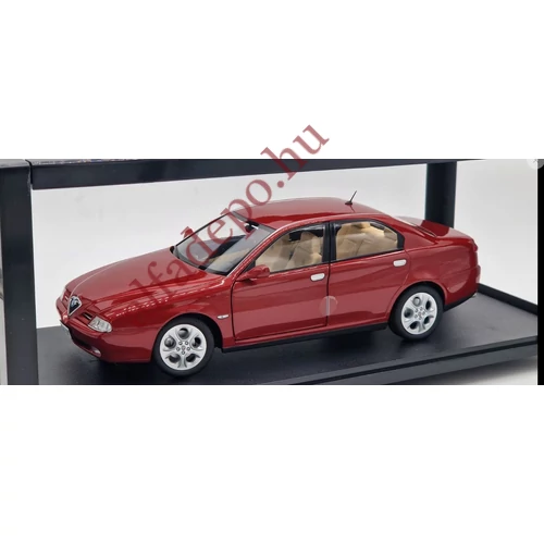 Alfa Romeo 166 3.0 v6 24v 1:18 bordó Rosso Proteo Mitica nyitható Modellautó 