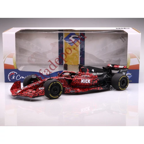 ALFA ROMEO F1 Team X BOOGIE ART CAR Black 2023 Solido 1:18 Modellautó