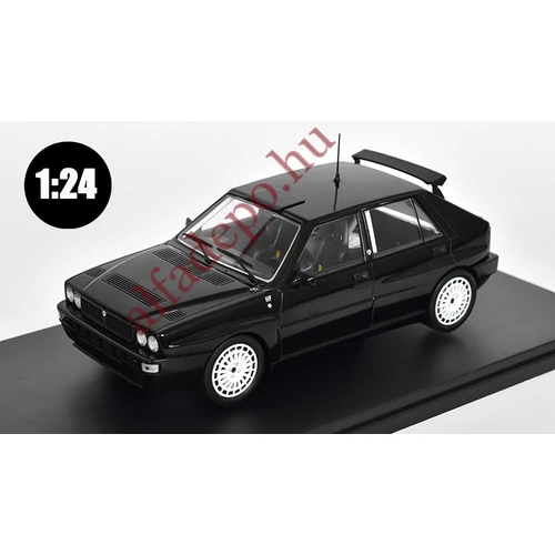 Lancia Delta Integrale EVO 16V 1:24 Whitebox Új Dobozos Modellautó Fekete