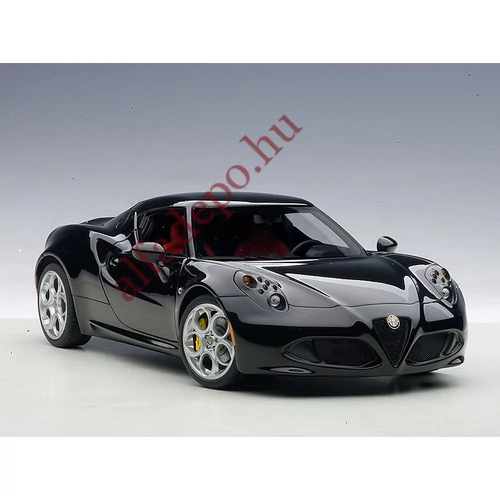 Alfa Romeo 4C 2013 (gloss black) AUTOART 1:18 Modellautó