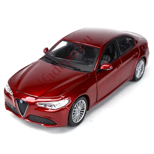 Alfa Romeo GIULIA 1:24 bordó fém Új Dobozos Burago Modellautó