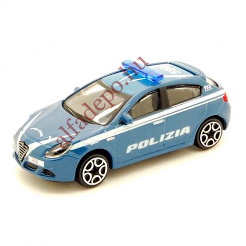 Alfa Romeo Giulietta 1:43 Polizia Modellautó Dobozos Új Bburago