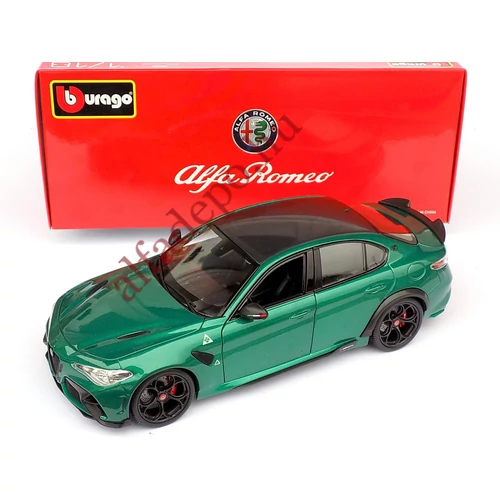 Alfa Romeo Giulia GTA Montreal Verde fém nyitható BBurago új 1:18 Modellautó