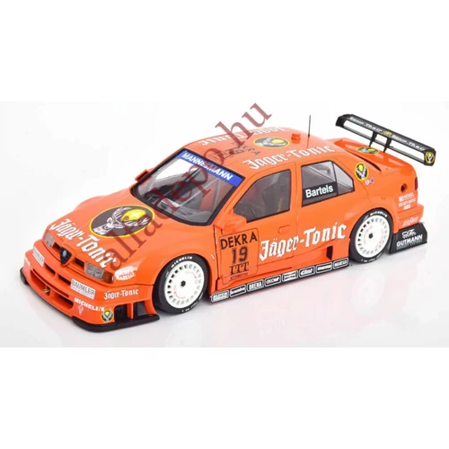 Alfa Romeo 155 V6 TI DTM Jagermeister Orange 1:18 fém nyitható WERK83 Modellautó