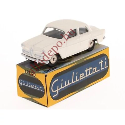 Alfa Romeo Giulietta ti 1:48 új Díszdobozos fehér Modellautó