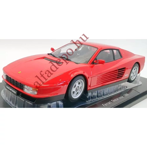 Ferrari Testarossa 1:18 FÉM új dobozos modellautó europai verzió piros