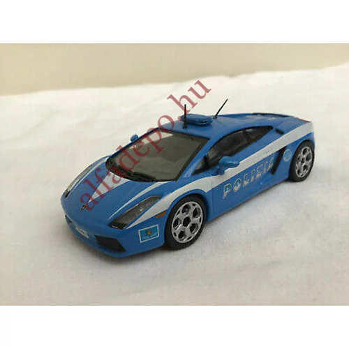 Lamborghini Gallardo Polizia 1:43 fém Edicola modellautó Új