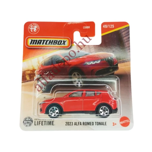 Alfa Romeo Tonale Piros 1:64 Matchbox fém új Modellautó