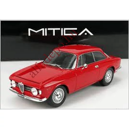 Alfa Romeo GIULIA SPRINT GT 1600 VELOCE Piros 1965 1:18 MITICA Új Modellautó