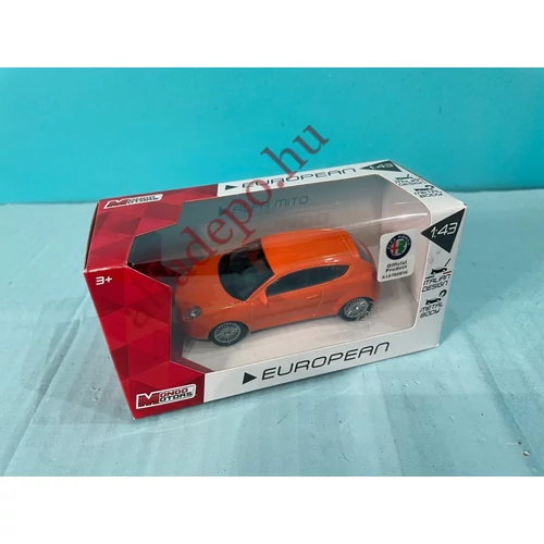 Alfa Romeo MiTo Mondo Motors 1:43 új Dobozos Modellautó