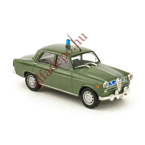 Alfa Romeo Giulietta Polizia Stradale 1961 Edicola 1:43 új Modellautó