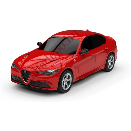 Alfa Romeo Giulia 1:18 távirányítós autó autómodell Re.el Toys Piros Új Dobozos