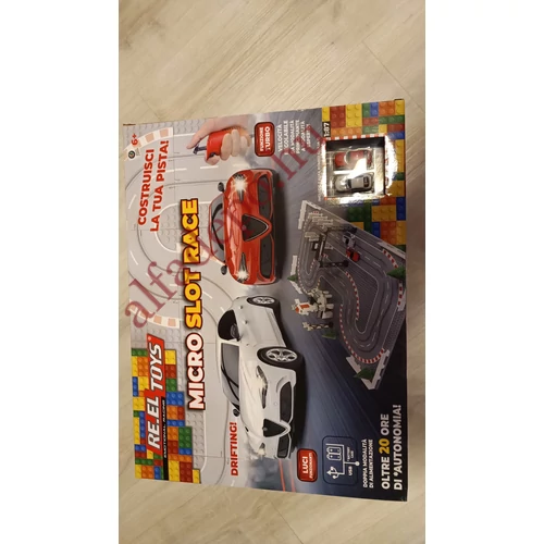 Re.eL Toys Micro Slot Race Alfa Romeo Giulia 1:87 méretarányú Modellautó távirányítós versenypálya Új