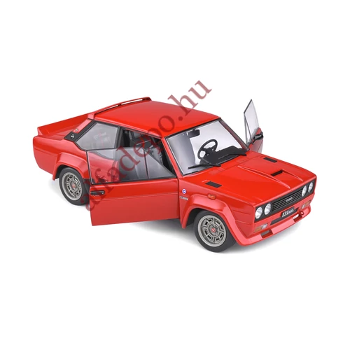 Abarth Fiat 131 1:18 Piros nyitható fém Solido Dobozos Új Modellautó 