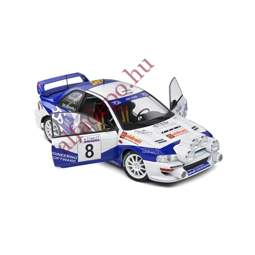 Subaru IMPREZA S5 WRC 1999 Valentino Rossi 1:18 Solido új Modellautó