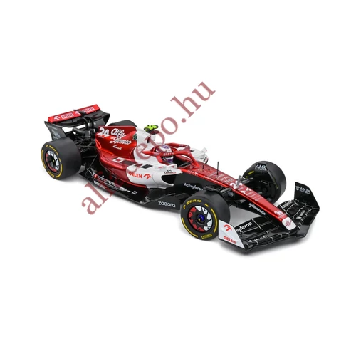 ALFA ROMEO  F1 C42 N24 1:18 Solido 2022 GUANYU ZHOU Modellautó Új Dobozos