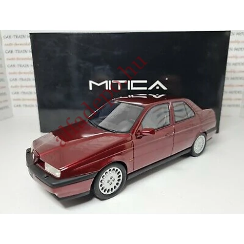 Alfa Romeo 155 2.5 V6 MITICA 1:18 Modellautó ÚJ DOBOZOS bordó