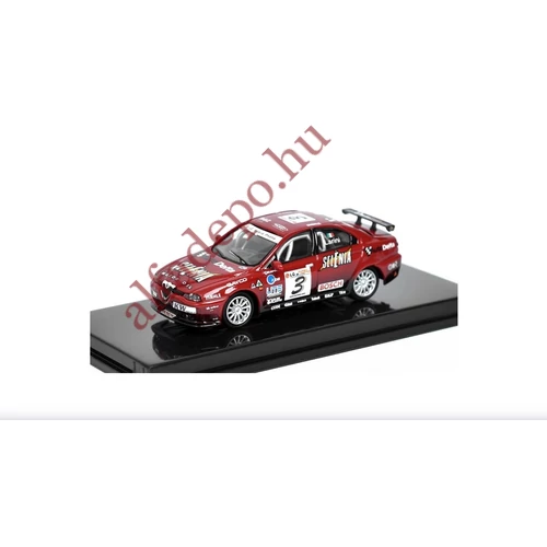 Alfa Romeo 156 WTCC Ricko 1:87 minivitrines új Dobozos Modellautó Piros