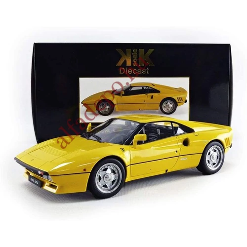 Ferrari 288 GTO Sárga 1:18 modellautó KK Scale limitált széria 500 darabos fém