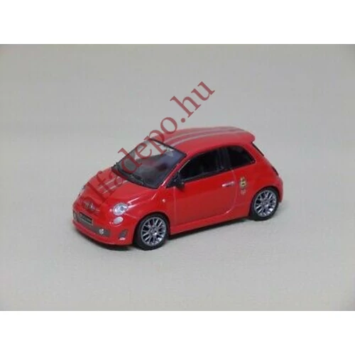 Fiat Abarth 500 Tributo Ferrari 1:43 Mondo Motors Piros új Dobozos Modellautó