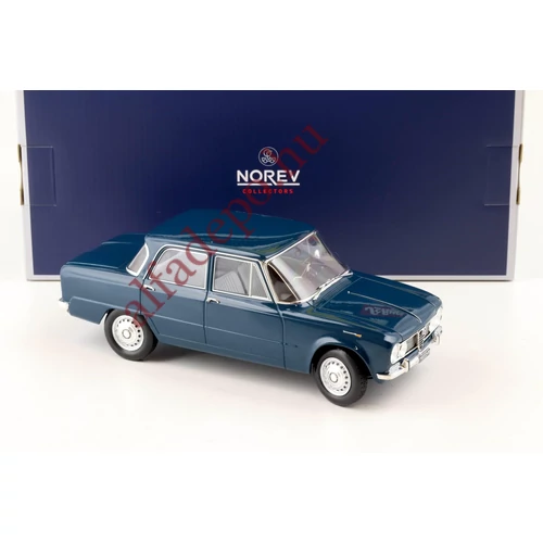 Alfa Romeo Giulia TI 1964 Kék Norev Modellautó fém Új Dobozos